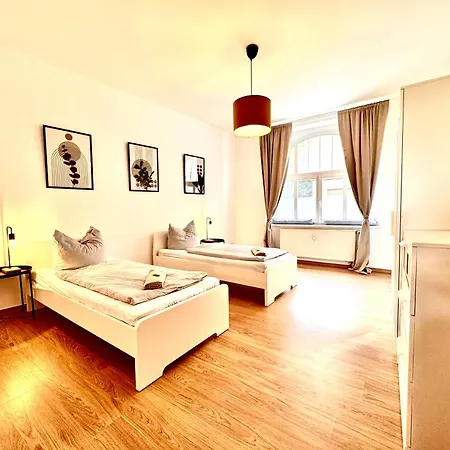 아파트 Appartement,kostenfrei Parkplatz,innenstadt,6personen,3sz,eg,
